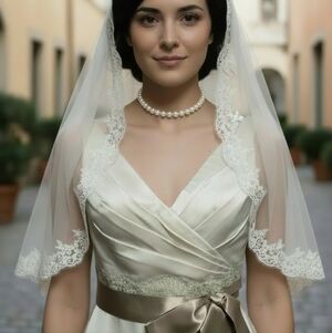 Vintage Paloma Blanca Two Tone Silk Gown - Size 10 - with tags!